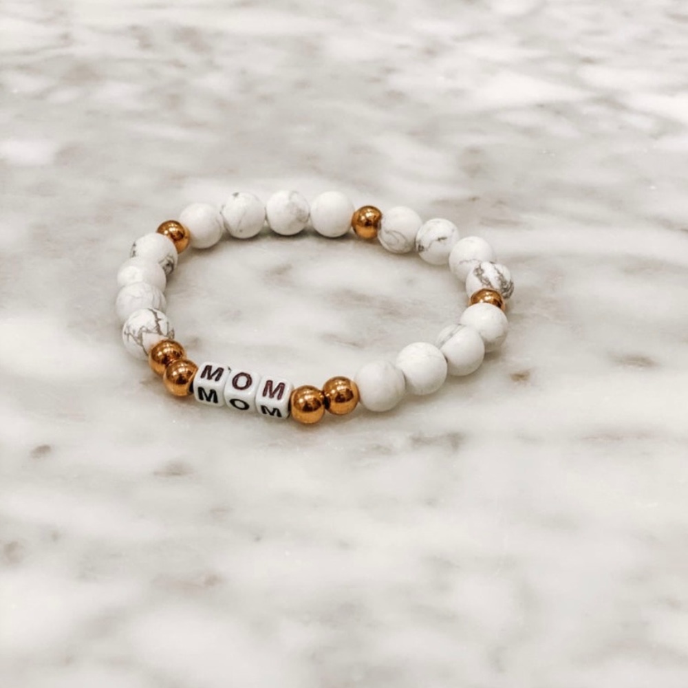 Beaded “Mom” Bracelet